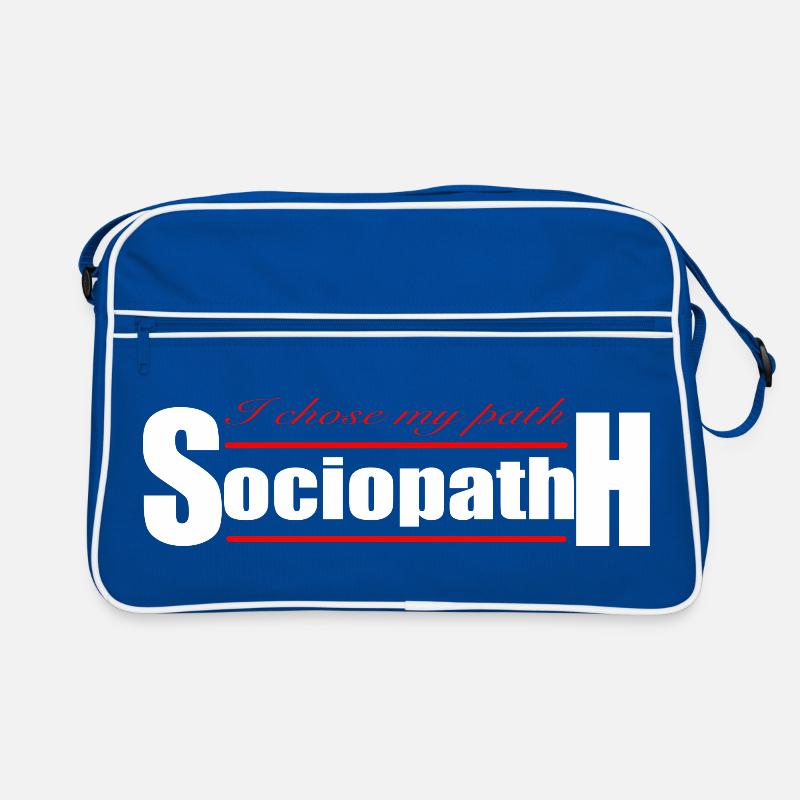 Soziopath Retro Tasche