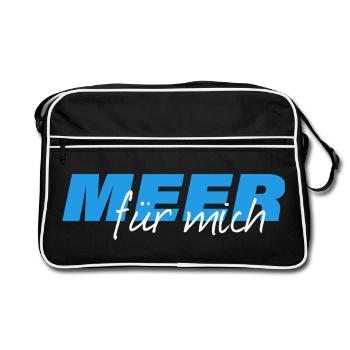 LA MER POUR MOI - Sac Retro - noir/blanc - Devant