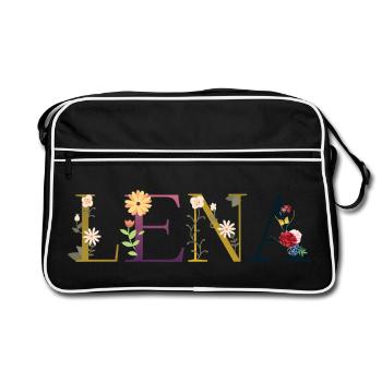Lena - Sac Retro - noir/blanc - Devant