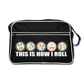 Sushi - Sac Retro - noir/blanc - Devant