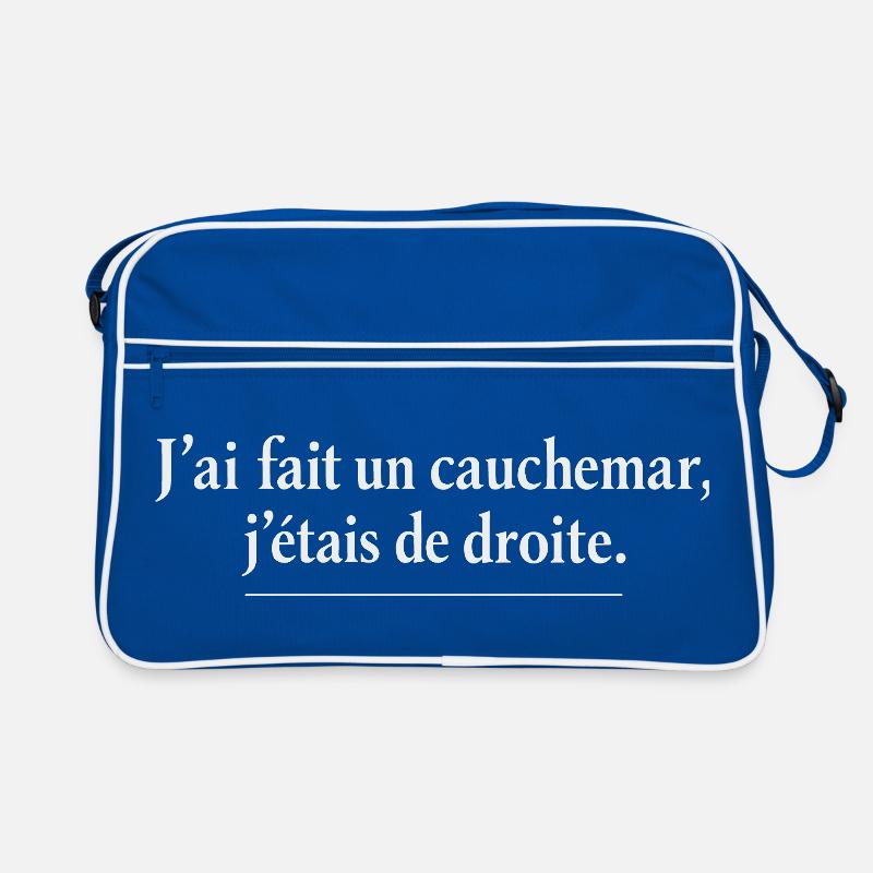 I had a nightmare, I was right-wing, humorous Retro Bag