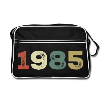 1985 Né en 1985 - Sac Retro - noir/blanc - Devant