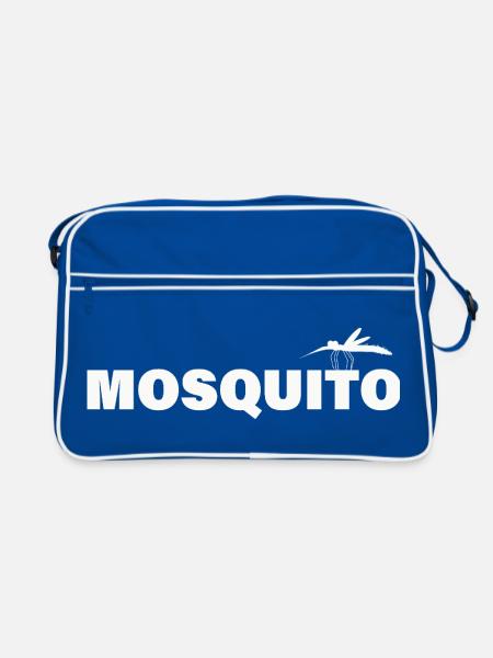 MOSQUITO - Retro Bag - blue/white - Front