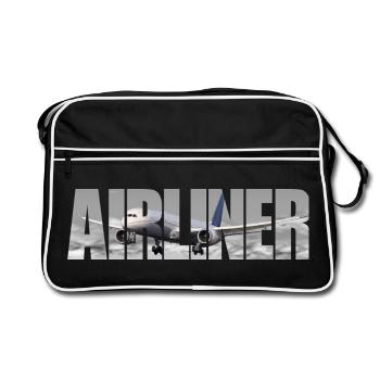 Avion B 787 - Sac Retro - noir/blanc - Devant