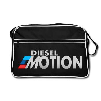 Émotions diesel - Sac Retro - noir/blanc - Devant