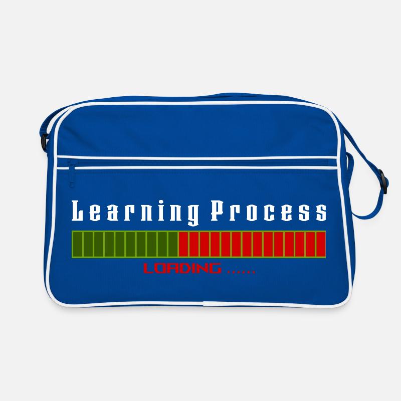 Learning Process Loading black shirt Retro Bag