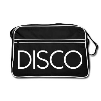DISCO Dancing Disco Ball - Retro Bag - black/white - Front