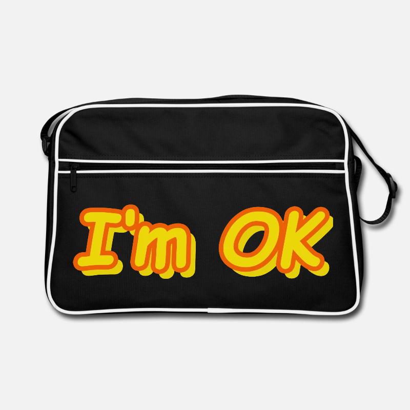 I'm OK Retro Tasche