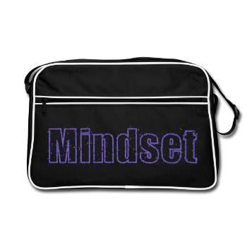 Mindset - Retro Bag - black/white - Front