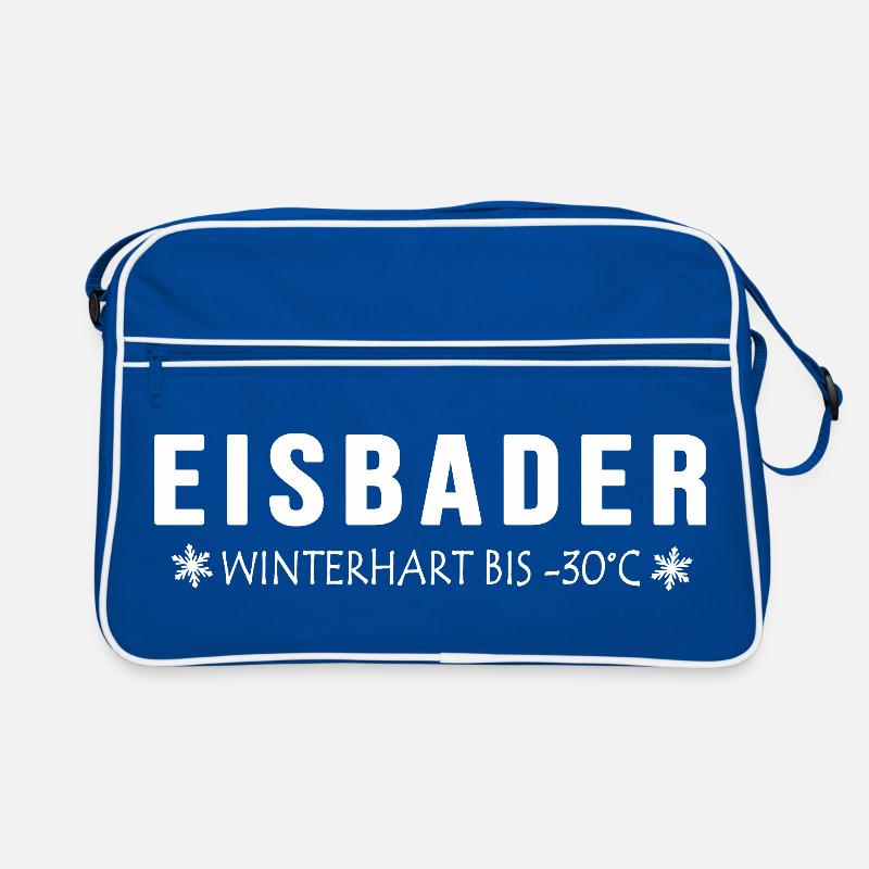 Eisbader Winterhart Winterbader Winter Eisloch Retro Bag