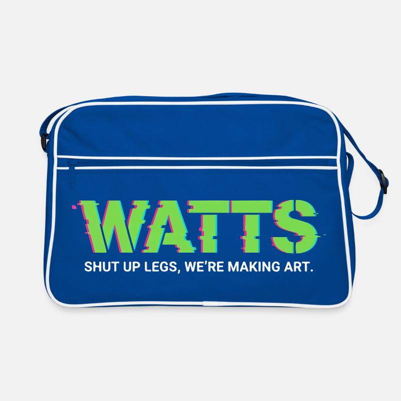 WATTS Neon Pop Art Tee Retro Bag