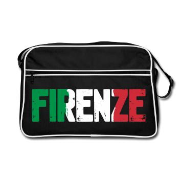 Firenze Italia - Retro Tasche - Schwarz/Weiß - Vorne