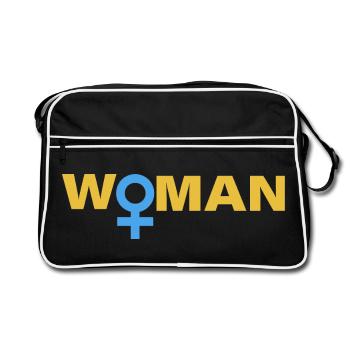 Woman - Retro Bag - black/white - Front