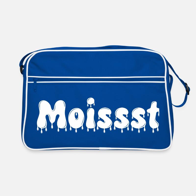 Feuchter tropfender Text Retro Tasche