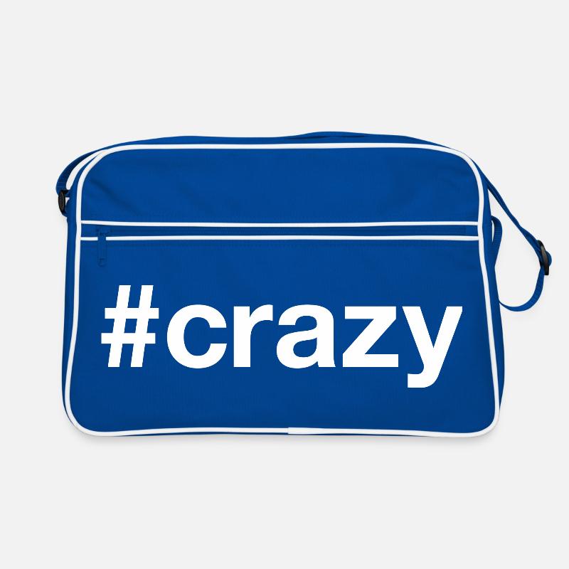 CRAZY Hashtag Retro Tasche