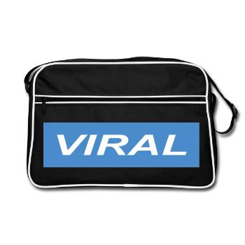 Viral - Sac Retro - noir/blanc - Devant