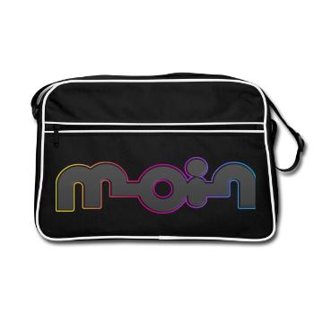 Bonjour - Sac Retro - noir/blanc - Devant