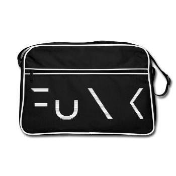 Funk Design Minimaliste pour concert et festival - Sac Retro - noir/blanc - Devant