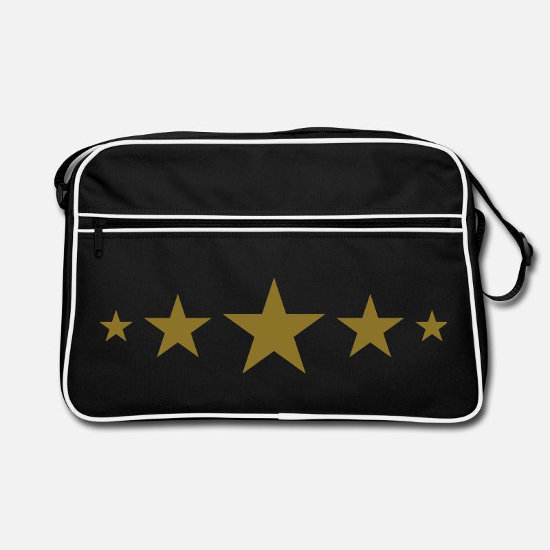 Etoiles - Retro Tasche - Schwarz/Weiß