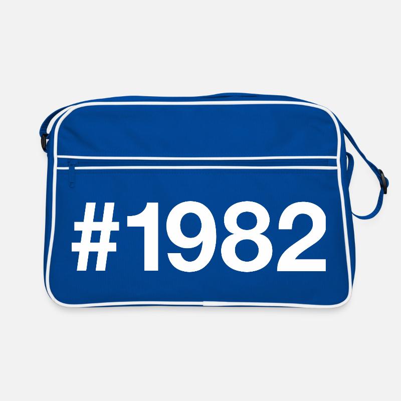 1982 Hashtag 44th birthday 44 years old Retro Bag
