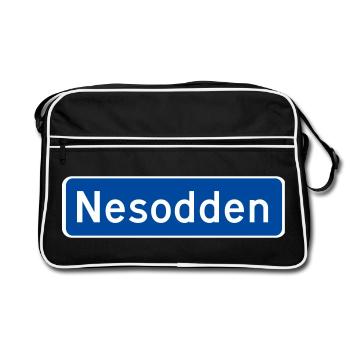 The tip of the nose - Retro Bag - black/white - Front