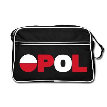Pologne - Sac Retro - noir/blanc - Devant