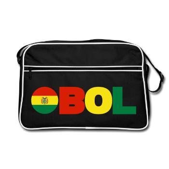 Bolivie - Sac Retro - noir/blanc - Devant