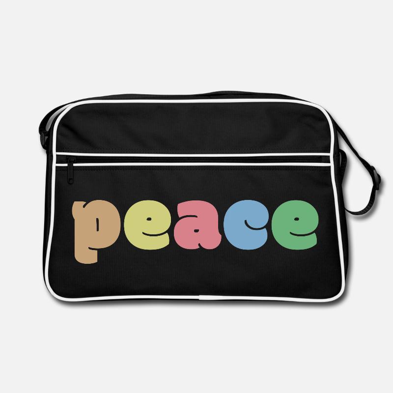 Friedensfarben Retro Tasche