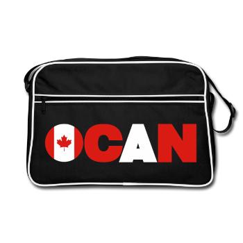 Canada - Sac Retro - noir/blanc - Devant