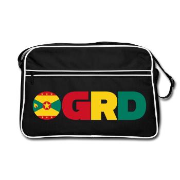 Grenade - Sac Retro - noir/blanc - Devant