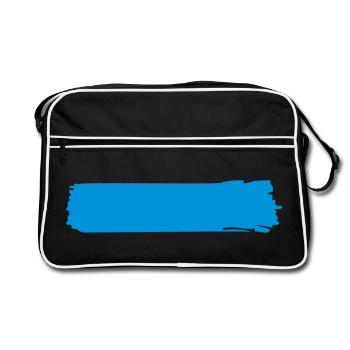 shape - Retro Tasche - Schwarz/Weiß - Vorne