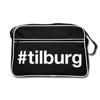 TILBURG, Netherlands, Netherlands - Retro Bag - black/white - Front