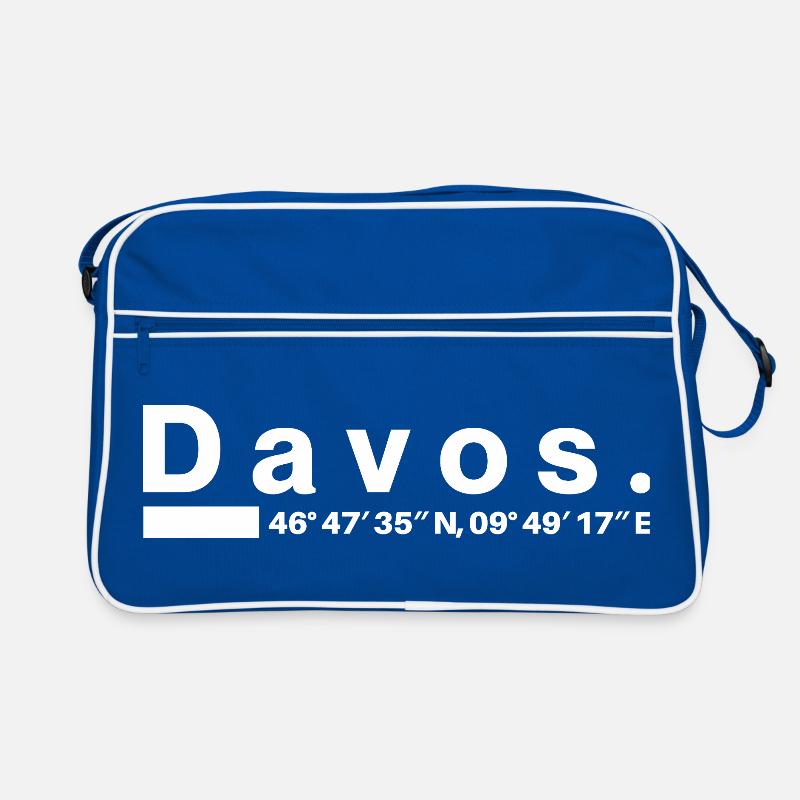 Davos Coordinates Graubünden Graubünden Graubünden Retro Bag