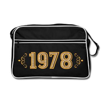 Legend since 1978 retro 1978 - Retro Bag - black/white - Front