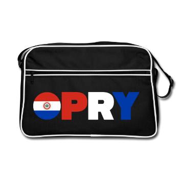 Paraguay - Sac Retro - noir/blanc - Devant