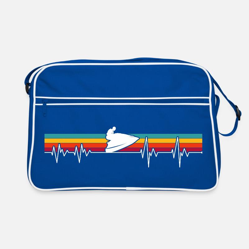 Sole Pulse auf Retro-Streifen Retro Tasche