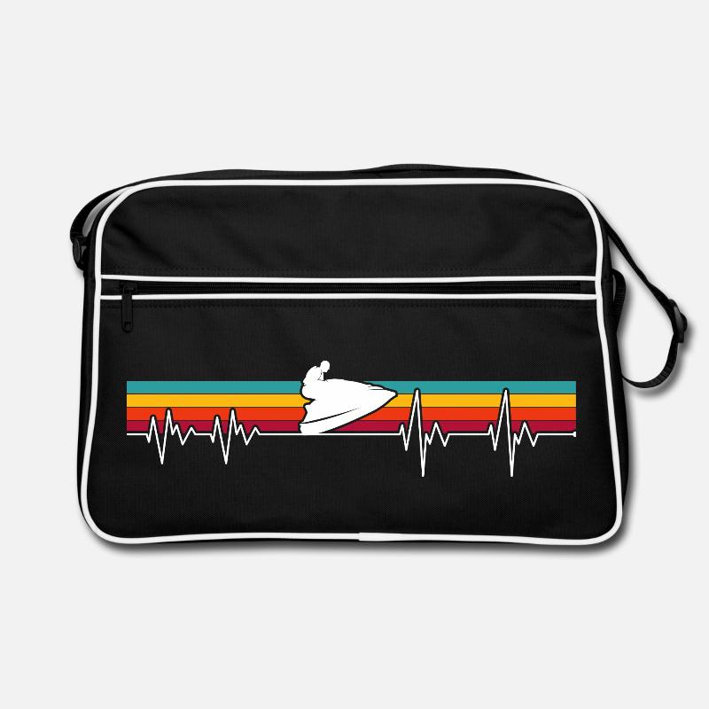 Sole Pulse auf Retro-Streifen Retro Tasche
