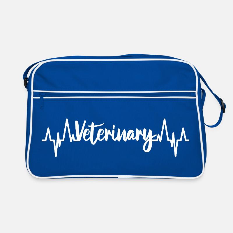 Tierarzt Herzschlag Retro Tasche