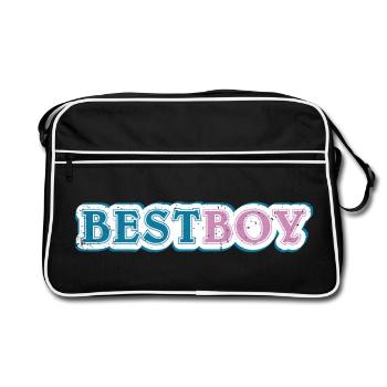 Bestboy claim shaded - Retro Tasche - Schwarz/Weiß - Vorne