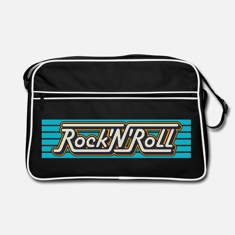 Logo typographique rétro Rock 'N' Roll Sac Retro