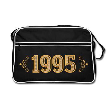 Legend since 1995 retro 1995 - Retro Bag - black/white - Front