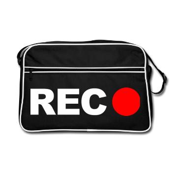 Rec - Sac Retro - noir/blanc - Devant