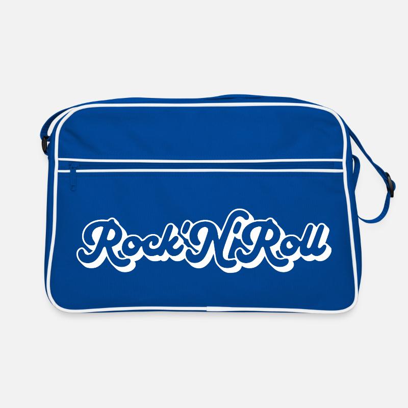 Rock 'N' Roll Script Retro Bag