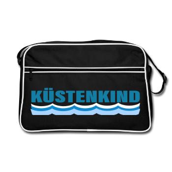 ENFANT CÔTIER - Sac Retro - noir/blanc - Devant
