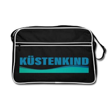 ENFANT CÔTIER - Sac Retro - noir/blanc - Devant