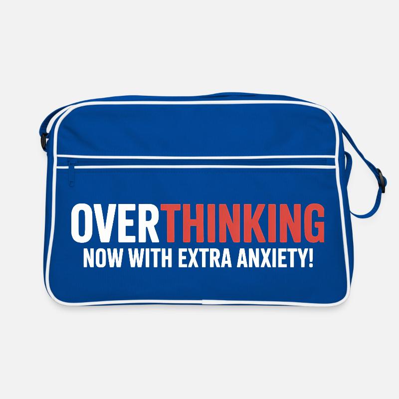 Trop réfléchir, maintenant avec plus d’anxiété ! Sac Retro