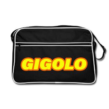 Gigolo - Retro Bag - black/white - Front