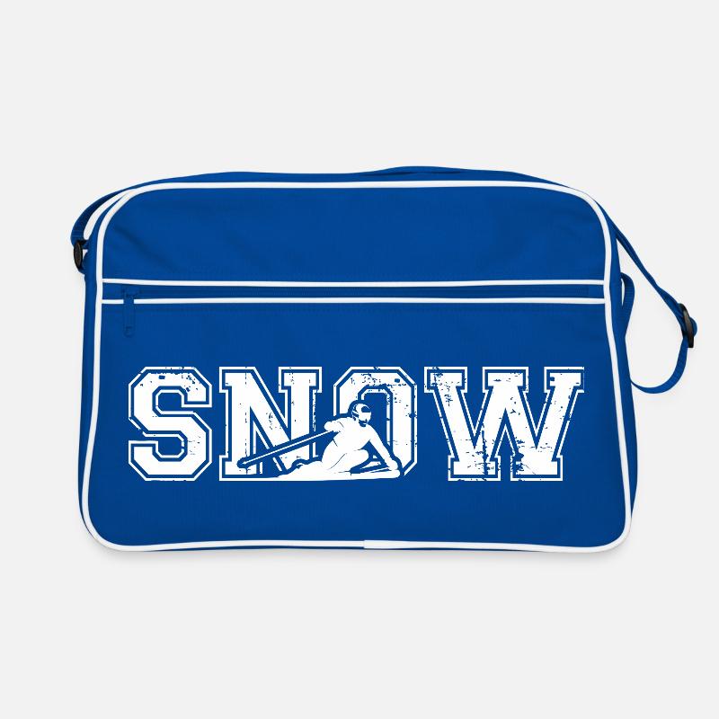 Ski Snow Vintage Skiing Sac Retro