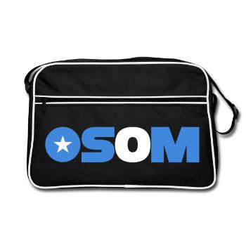 Somalie - Sac Retro - noir/blanc - Devant