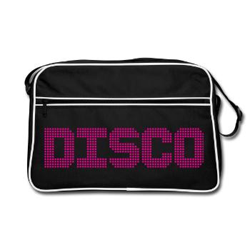 DISCO - Retro Bag - black/white - Front